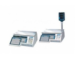 С печатью этикеток серии CAS LP-06 (TCP/IP)товары загружаются через RS-232С, через Ethernet (TCP/IP) 3/6кг